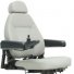 Seat with flip up arms